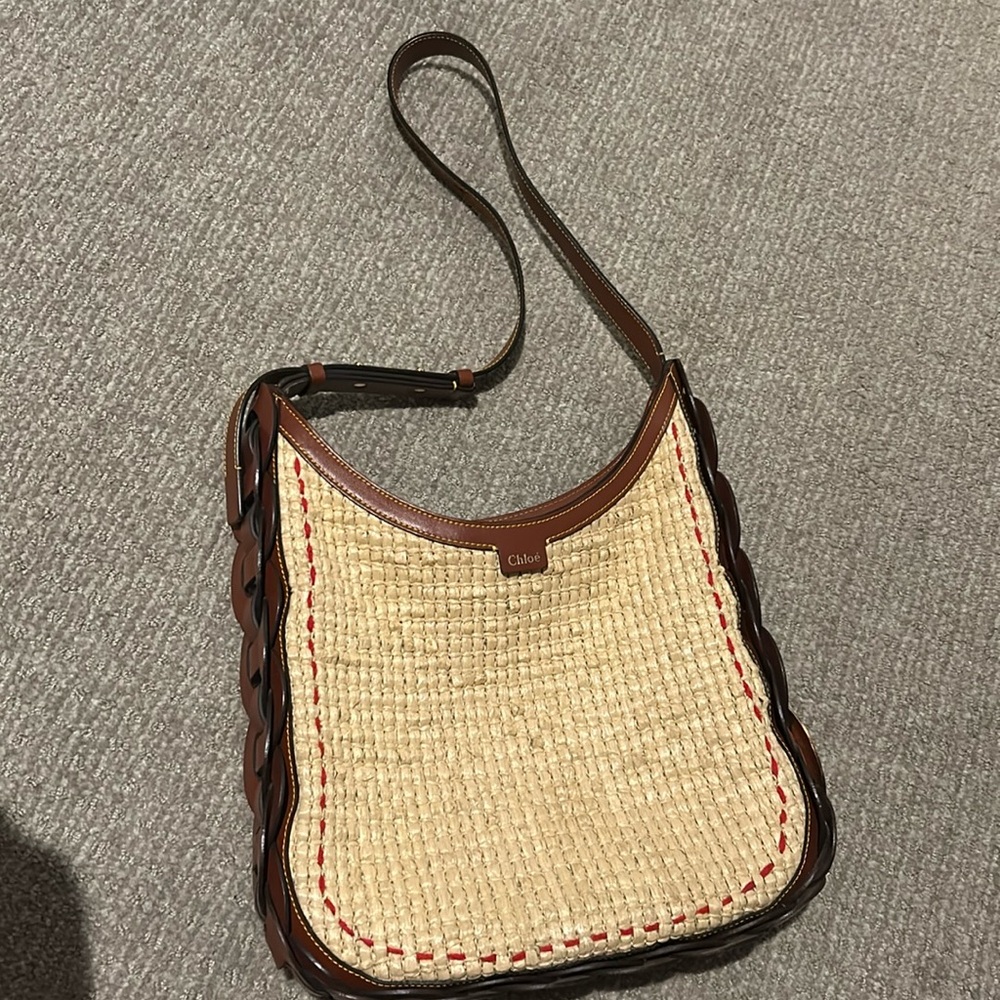 Chloe Darryl Raffia bag (medium)